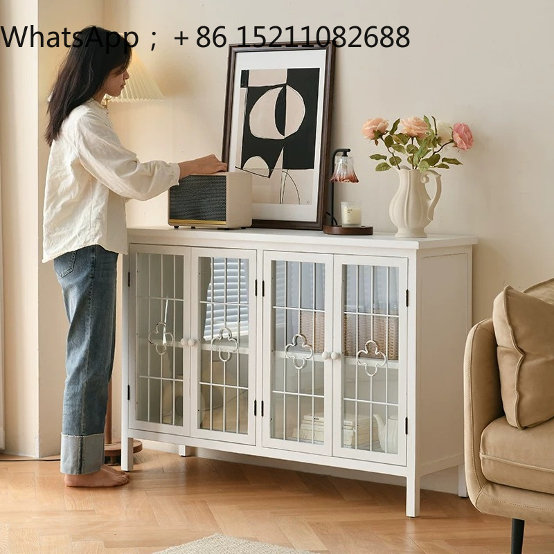 Storage & Organization - Белая ретро-тумба для гостиной ресторана, входная,
