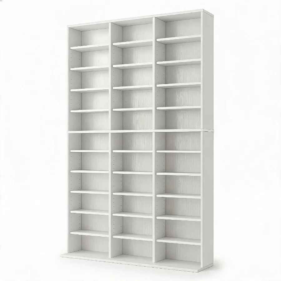 Storage & Organization - Высокий шкаф для хранения медиа-материалов, книжный
