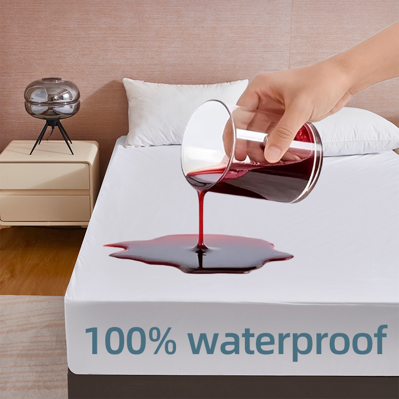 Waterproof Mattress Protector Breathable - Водонепроницаемый наматрасник Queen, защитный чехол от