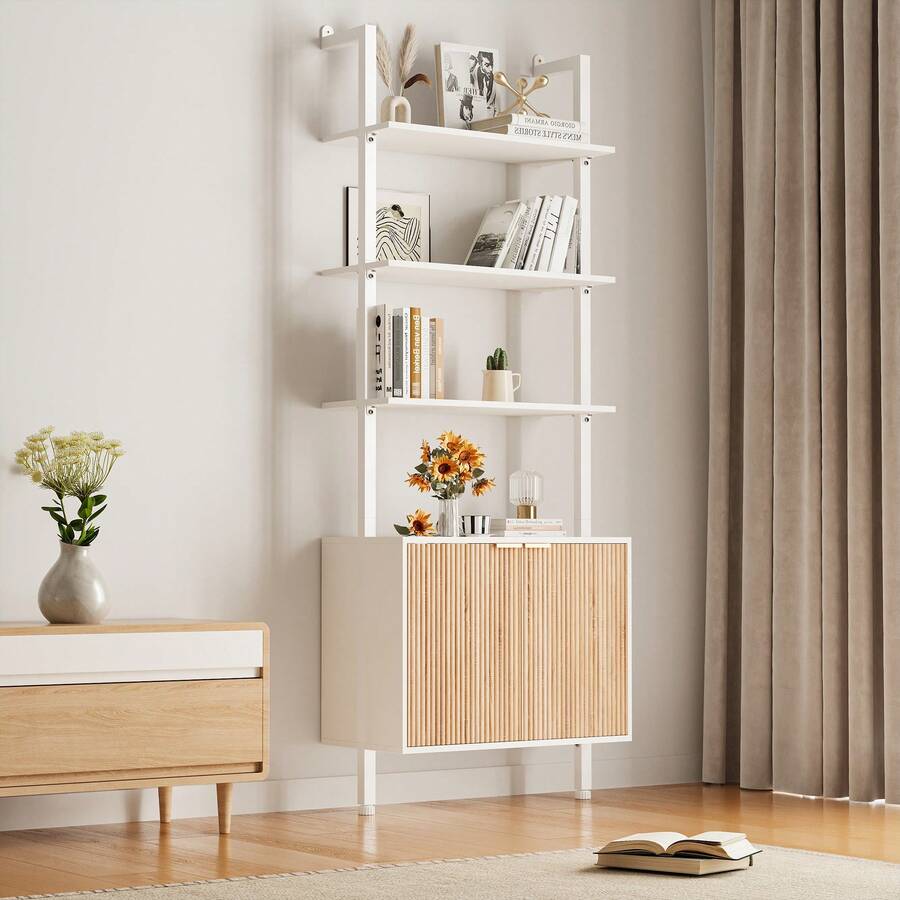 Storage & Organization - Стильная современная книжная полка-лестница с рифленым