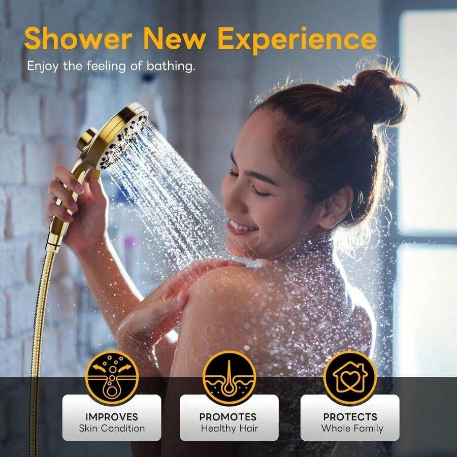 Ручная душевая лейка с 10 режи – обзор и цена High Pressure Shower Head Handheld