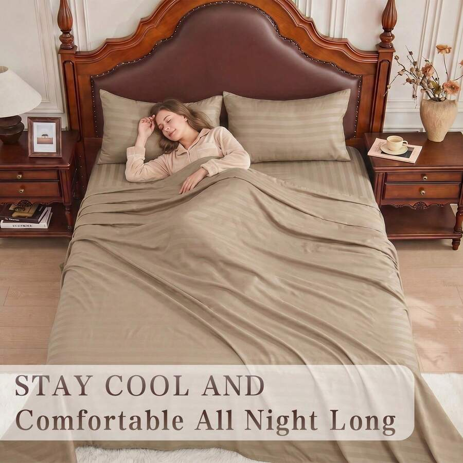 Комплект охлаждающих простыней – обзор и цена Fitted Bed Sheets Deep Pocket