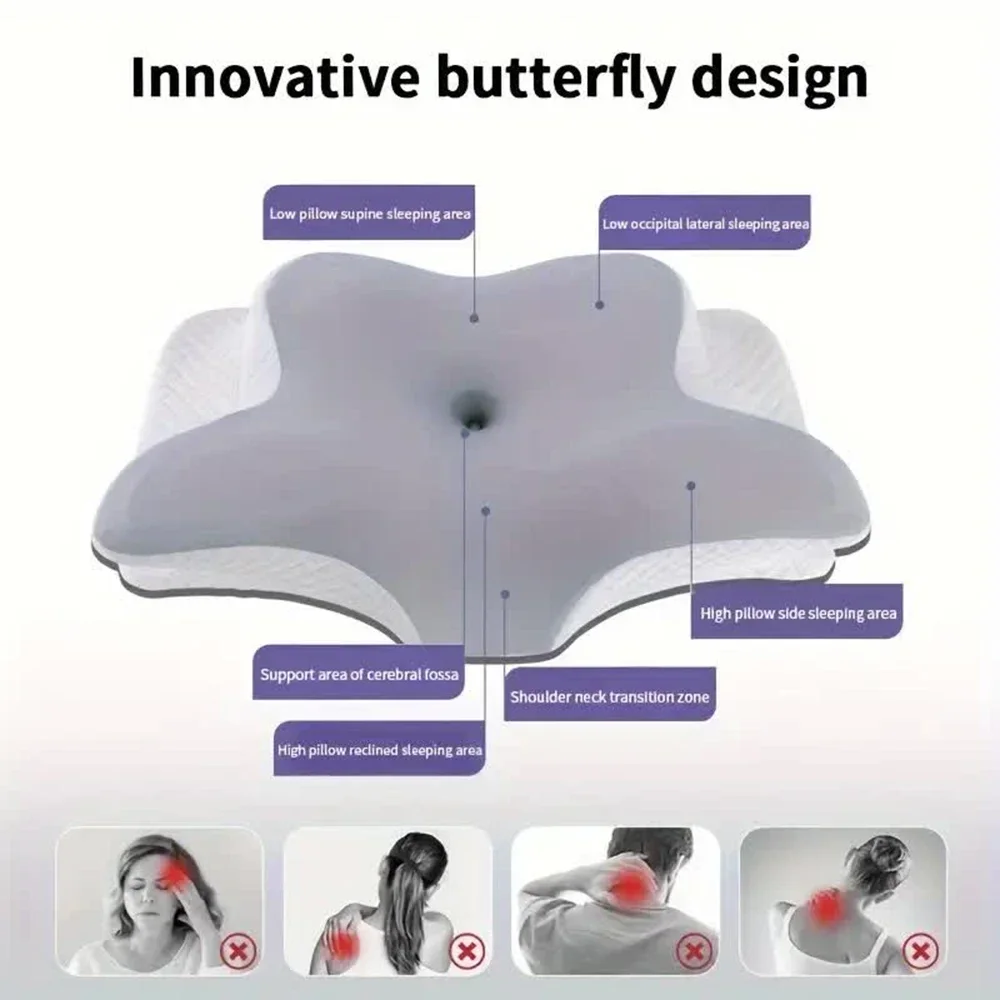 Подушка из пены с эффектом пам – обзор и цена Memory Foam Orthopedic Pillow Neck Pain