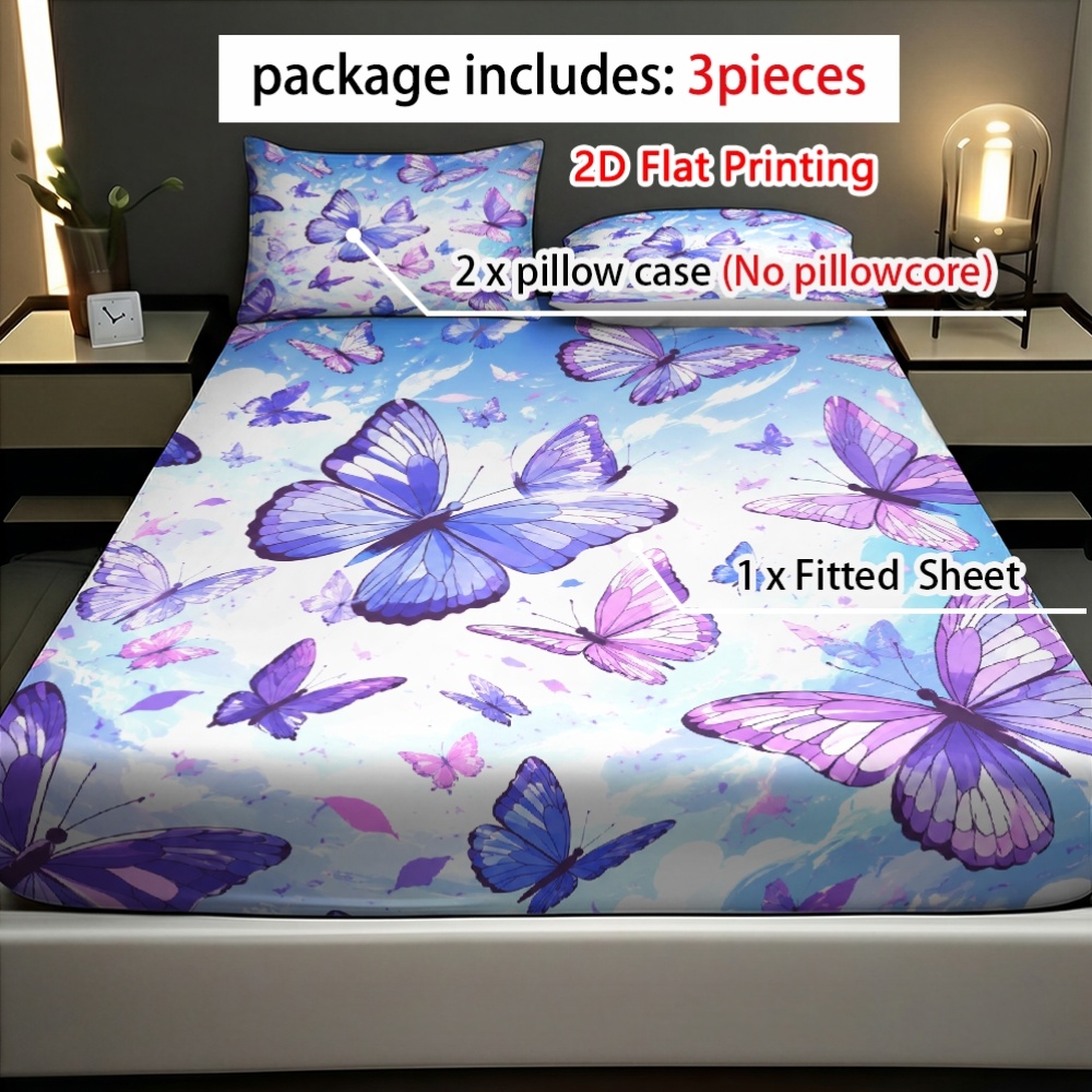 Ярко окрашенный комплект посте – обзор и цена Fitted Bed Sheets Deep Pocket