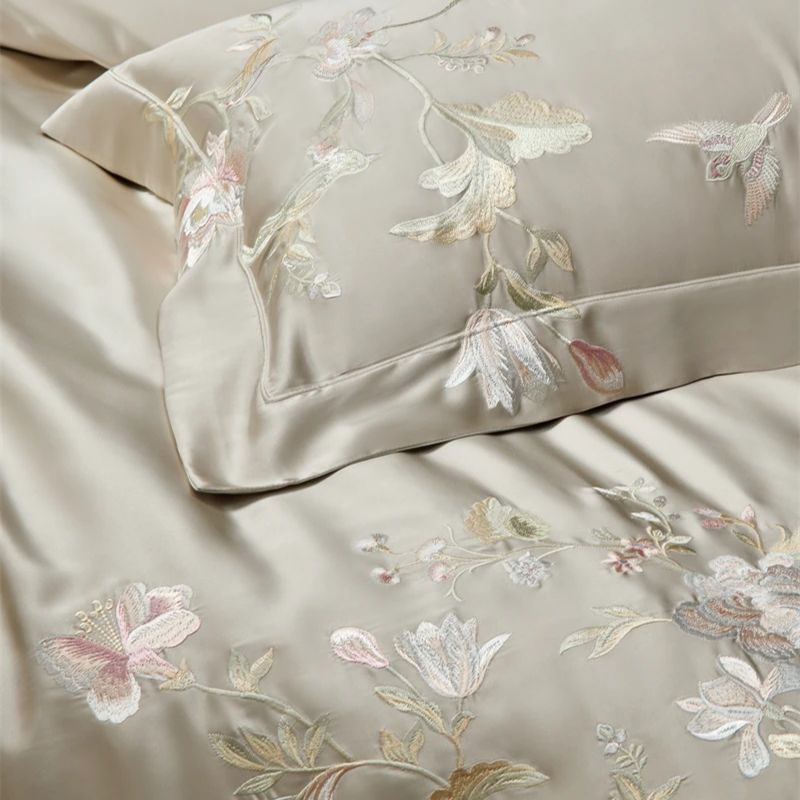 Высокоточный парчовый лиоцелло – обзор и цена Aesthetic Floral Duvet Cover
